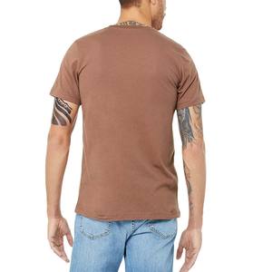 เสื้อยืดคอกลมเสื้อยืด3001ผ้าแคนวาสลายเบลล่าผสมสามส่วน - Product Image 2