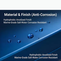 Support d'éclairage d'aquarium personnalisé en aluminium de qualité marine 5052 avec services de découpe, pliage et soudage par usinage CNC