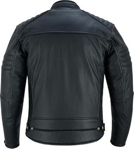 Chaqueta personalizada de cuero genuino, transpirable, a prueba de viento, de alta calidad, para hombres - Product Image 2