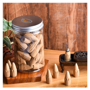 Cône d'encens en bois d'agar du Vietnam prêt à l'exportation, cône d'oud pur, écologique, biologique, durable, longue durée, emballage personnalisé - Product Image 1