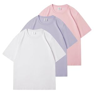 T-shirt à manches courtes de haute qualité respirant anti-rides Design personnalisé Style Hip Hop solide tricoté surdimensionné T-shirts pour hommes - Product Image 6