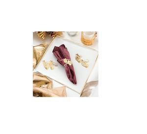 Rond de serviette en fil métallique élégant et léger Fabricant et exportateur Nouveau design Rond de serviette en métal antique fait main Fournisseur - Product Image 3