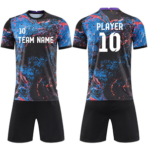 Conjunto de Camiseta de Fútbol XL con Estampado por Transferencia de Calor Personalizado de Buena Calidad del Fabricante - Diseño de Uniforme de Equipo Personalizado - Product Image 5