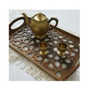 ชุดถาดเสิร์ฟไม้มะม่วงตกแต่งสวยงาม ขายดี เป็นมิตรกับสิ่งแวดล้อม ทนทาน คุณภาพระดับพาณิชย์ ทำด้วยมือ ปลอดภัยสำหรับเครื่องล้างจาน เหมาะสำหรับโรงแรม - Product Image 3