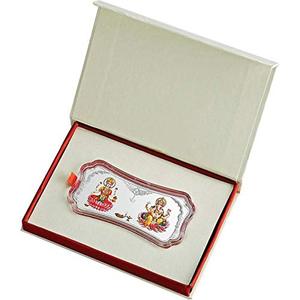 MMTC-PAMP India Pvt. Barre d'argent stylisée Lakshmi Ganesha de 50 g, pureté 999,9 %, objet de collection culturel, bijou. - Product Image 5