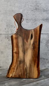 เขียงไม้อะคาเซียสำหรับวางบนเคาน์เตอร์สำหรับหั่นขนมปังเนื้อเขียงไม้มีด้ามจับแข็งแรง2024 - Product Image 5