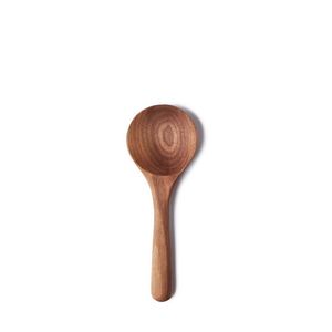 Cuillère en bois personnalisable, simple et moderne, polie miroir, à long manche, faite à la main, pour la cuisine indienne, idéale pour les mariages - Product Image 2