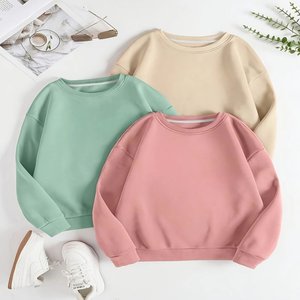 Wholesale <b>Women's</b> <b>Sweaters</b> Custom Logo Cotton 300-400 GSM Plain Sweatshirt Hoodies <b>for</b> <b>Women's</b> Clothing Fashion Made in India - Product Image 3