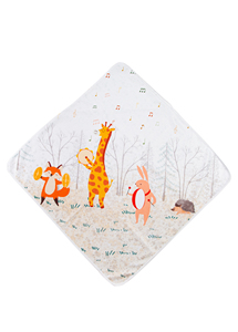 100% Polyester Adult Hooded Poncho Quick Dry Eco-Friendly Woven Swimming Changing Robe <b>Beach</b> Towel <b>Blanket</b> Digital Printed - Product Image 4
