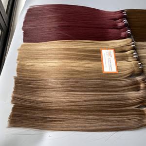 Vente en gros de bonne qualité 100% extensions de cheveux humains vierges cheveux raides standard super double trame de fournisseur vietnamien - Product Image 2