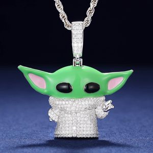 จี้โยดาไมโครมอยส์ซอไนต์เรืองแสง - Product Image 1