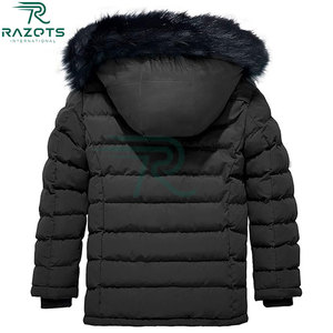 Chaqueta de Invierno Acolchada de Lona con Capucha Larga, Transpirable y de Alta Calidad, con Relleno de Algodón para Mujer - Product Image 2