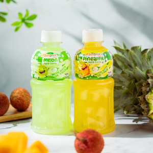 น้ำพีชผสมผลไม้เขตร้อนขายดี พร้อมเนื้อมะพร้าว 290 มล. ขวด ซันสไมล์ เครื่องดื่มคุณภาพพรีเมียม - Product Image 4
