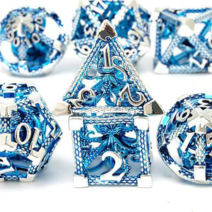 Juego de mesa Cthulhu Dungeon 3D Octopus, dados poliédricos DND de resina de 16mm, cobre multifacético hueco acrílico de 6 caras al por mayor - Product Image 3
