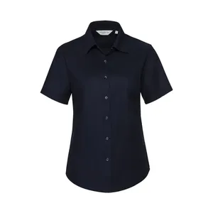 Chemise Oxford à manches courtes pour femmes, polo promotionnel personnalisé, facile d'entretien, merchandising personnalisé - Product Image 4