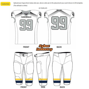 Uniforme de fútbol americano personalizado para adultos, nueva camiseta de fútbol Gridiron, ropa de equipo de práctica, camiseta para jóvenes - Product Image 3