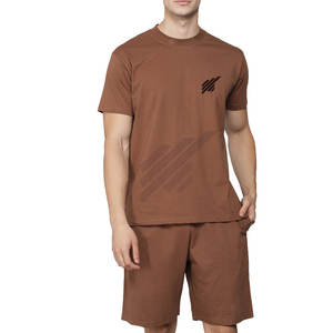 Nouveautés T-shirts et shorts à séchage rapide pour hommes Taille personnalisée Respirant Confortable pour l'été Style décontracté - Product Image 1