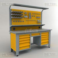 Banc de travail professionnel en acier robuste de haute qualité Detay, avec moteur, roulement, PLC, éclairage LED, facile à utiliser, garantie de 3 ans