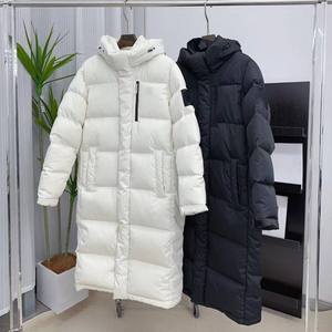 Chaqueta Trench Impermeable con Capucha y Bordado, Edición Americana 700 Peng, para Hombre y Mujer, Blanca, 90% Plumón de Pato, Combinable con Todo - Product Image 5