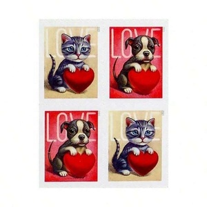 USA 2025 Love Stamp Sticker Flag Forever Postage Timbres postaux Autocollants Timbres postaux Convient aux entreprises et à la collection - Product Image 2