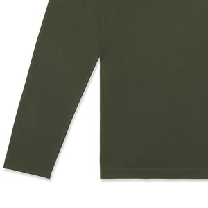 Camiseta de Manga Larga para Hombre, Elegante, de Color Sólido, Informal, de Moda, Tejido de Algodón Suave, Fabricante OEM - Product Image 6