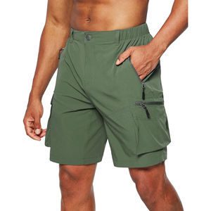 TESSUTO Short cargo de randonnée à séchage rapide pour homme Short de voyage en plein air avec poches multiples pour la pêche sportive d'aventure - Product Image 1