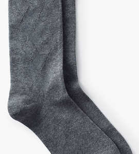 ODM Chaussettes habillées Jacquard Crew Motifs géométriques Mélange de coton doux pour hommes Style d'affaires Fabriqué sur mesure au Vietnam Usine - Product Image 6