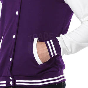 Chaqueta de Lettermen de peso ligero de moda con diseño personalizado de invierno High Street Style Stand Collar Nuevo producto - Product Image 4