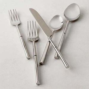 Haute meilleure qualité cadeau de mariage couteau cuillère fourchette couteau argent miroir poli Portable couverts ensemble en acier inoxydable - Product Image 2