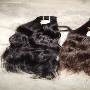 Extensión de cabello humano indio de cabello crudo estirado único 100% Paquetes de cabello humano virgen crudo sin desprendimiento y sin enredos - Product Image 2