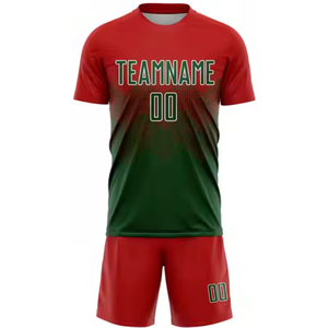 ชุดฟุตบอลผ้าโพลีเอสเตอร์100% แห้งเร็วชุดฝึกการฝึกอบรม - Product Image 5