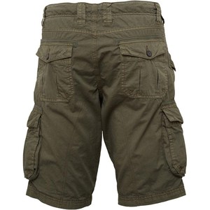 กางเกงขาสั้นคาร์โก้ผู้หญิงคุณภาพสูง OEM ขายส่ง เป็นมิตรกับสิ่งแวดล้อม แห้งเร็ว ผ้าแคนวาส เอวยางยืด สีและตำแหน่งโลโก้ปรับแต่งได้ - Product Image 6