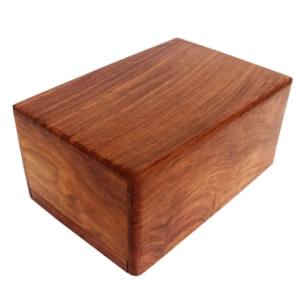 Vente chaude Urnes en bois Meilleure qualité Urnes de crémation en bois Boîte avec couleur noire et marron Urne de crémation en bois en gros Fabriqué en Inde - Product Image 1