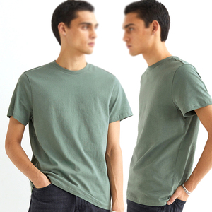 เสื้อยืดผ้าฝ้าย100% สำหรับผู้ชายเสื้อเชิ๊ตของผู้ชายเสื้อเชิ๊ตผ้าฝ้ายฟอกสีโอเวอร์ไซส์ลายซีดจางโลโก้วินเทจเปล่าคุณภาพสูงสำหรับผู้ชาย - Product Image 6