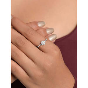 Anillos de Plata de Ley 925 de Primera Calidad para Mujer, Chapados en Rodio con Piedra Natural de Diamante, Joyería Fina, Tipo Anillo para Hombre - Product Image 4