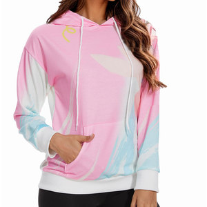 Sweats à capuche pour femmes à sublimation à prix réglable, anti-rides, respirants, légers, entièrement personnalisés - Product Image 6