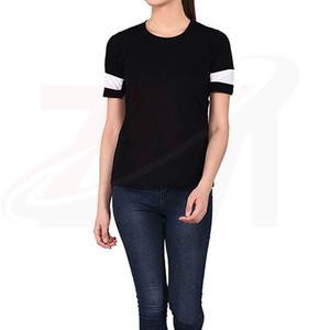 Camisetas Casuales para Mujer a Precio Razonable, Ecológicas, 100% Algodón, Transpirables, de Secado Rápido, la Mejor Calidad, Hechas en Pakistán - Product Image 4