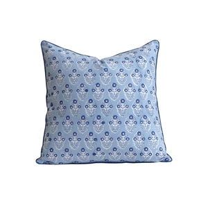 Latest Stylished Home Decor Pillow <b>Cover</b> 100% Cotton Fabric Hand Block Printing Piping <b>Cushion</b> <b>Cover</b> Hand Printed Pillow Case - Product Image 3