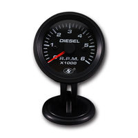 Medidor de RPM de excelente calidad de 52mm, tacómetro eléctrico diésel para yate, barco, barco, marino