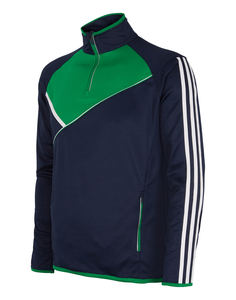 100% Polyester GAA Jersey Demi Zip Top Hurling Jacket Logo Personnalisé Impression Motif Solide Plus La Taille Tissage Tricoté - Product Image 5