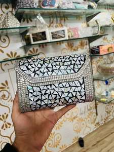 Bolso de Mano de Noche Elegante, Clásico, Informal, de Cristal, para Mujer, Impermeable, Ligero, al por Mayor desde India - Product Image 4