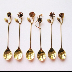 Ensemble de couverts d'ustensiles de cuisine design de finition en acier inoxydable entièrement en métal outils de couverts en or design brillant ensemble de couverts - Product Image 6