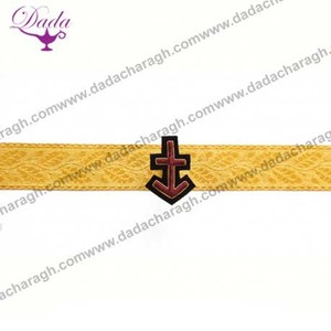 Broches en tissu brodées à la main avec des fils de bullion de couronne royale, des perles, des badges, des patchs brodés personnalisables à la mode - Product Image 4