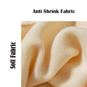 Sudadera con Cuello Redondo y Logotipo Personalizado para Hombre, 400 g/m², Felpa de Algodón Grueso, Antiencogimiento, Color Crema, Venta al por Mayor de Fábrica - Product Image 4