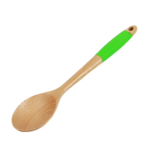 ช้อนไม้ทำด้วยมือคุณภาพสูงแบบกำหนดเอง4ชิ้นพิมพ์โลโก้ตามสั่ง - Product Image 5