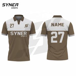 Polos de hombre personalizados de primera calidad 100% algodón orgánico de secado rápido transpirable Casual estampado logotipo personalizado bordado Jersey - Product Image 1