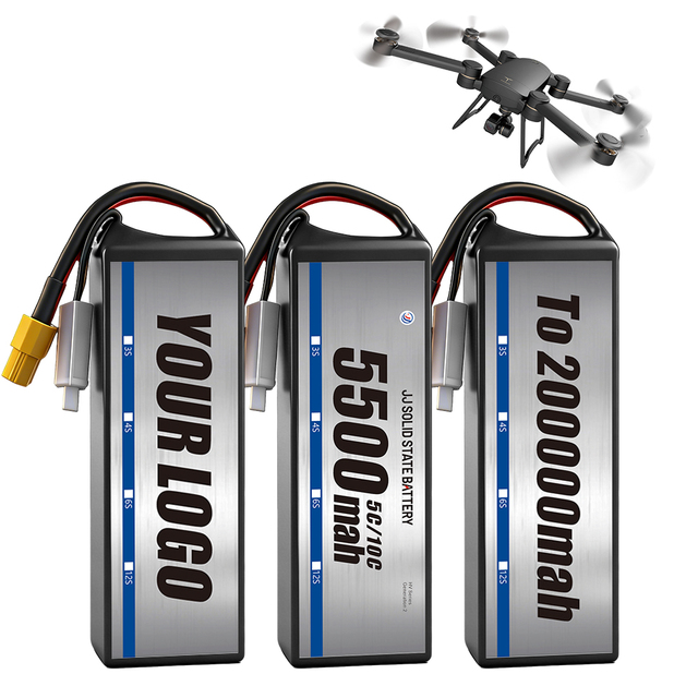 3S 4s 6S 8S HV Lipo Battery 5500mah 3C 5C 10C High C Lipo Battery for Fpv Drone Rc Car Racing Hobby Accessories with XT60