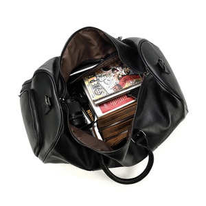 New Fashion Genuine Leather <b>Men's</b> Travel <b>Bag</b> Cowhide Luggage <b>Bag</b> For <b>Man</b> Crazy Horse Leather Crossbody Hand Luggage <b>Shoulder</b> <b>Bag</b> - Product Image 2