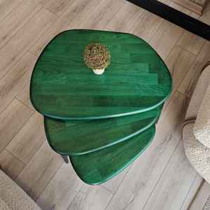 Table basse au design moderne avec base en métal unique Table centrale de ménage en gros à bas prix - Product Image 3