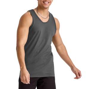 Débardeurs de sport personnalisés en gros avec logo, débardeurs de musculation, débardeurs de course à pied, débardeurs de fitness pour hommes - Product Image 1